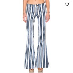 Brand New  Free People Jolene Stripe Flare Jeans